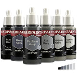 Army Painter 水性油 Fanatic triad Black & Greys 黑灰色系列