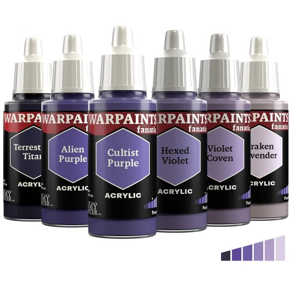 Army Painter 水性油 Fanatic triad Purples 紫色系列