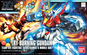 bandai 高達模型 HG 1/144 try burning gundam