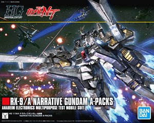 bandai 高達模型 HG 1/144 Narrative Gundam A-Packs