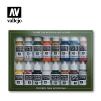 Vallejo AV油 水性油 70101 Folkstone basics 套裝