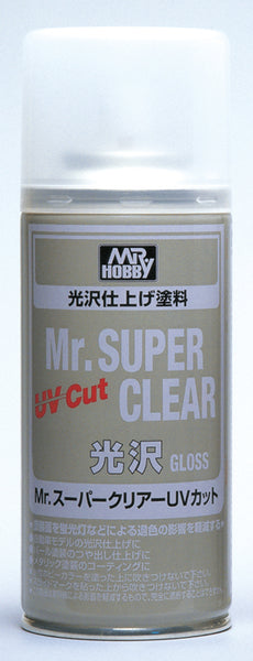 mr hobby b522 油性 UV cut 光油 光澤 噴罐