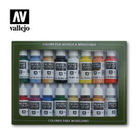 AV油 vallejo 水性油 basic colors set 70140
