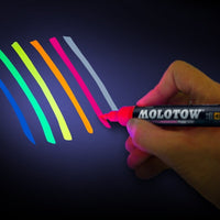 molotow UV 螢光 透明 marker