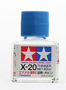 tamiya 雙星 X20 thinner 琺瑯油 40ml
